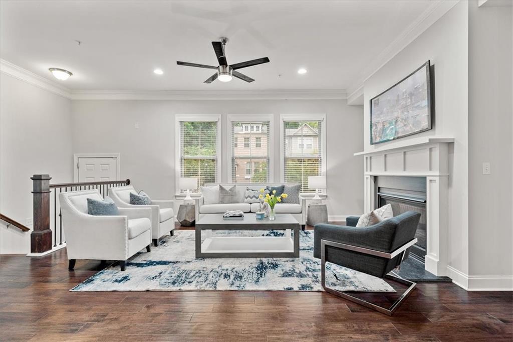 Townhome Staging in Atlanta 2